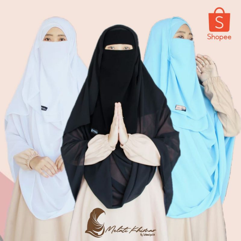 Pasmina instan malaysia (Melati khimar)