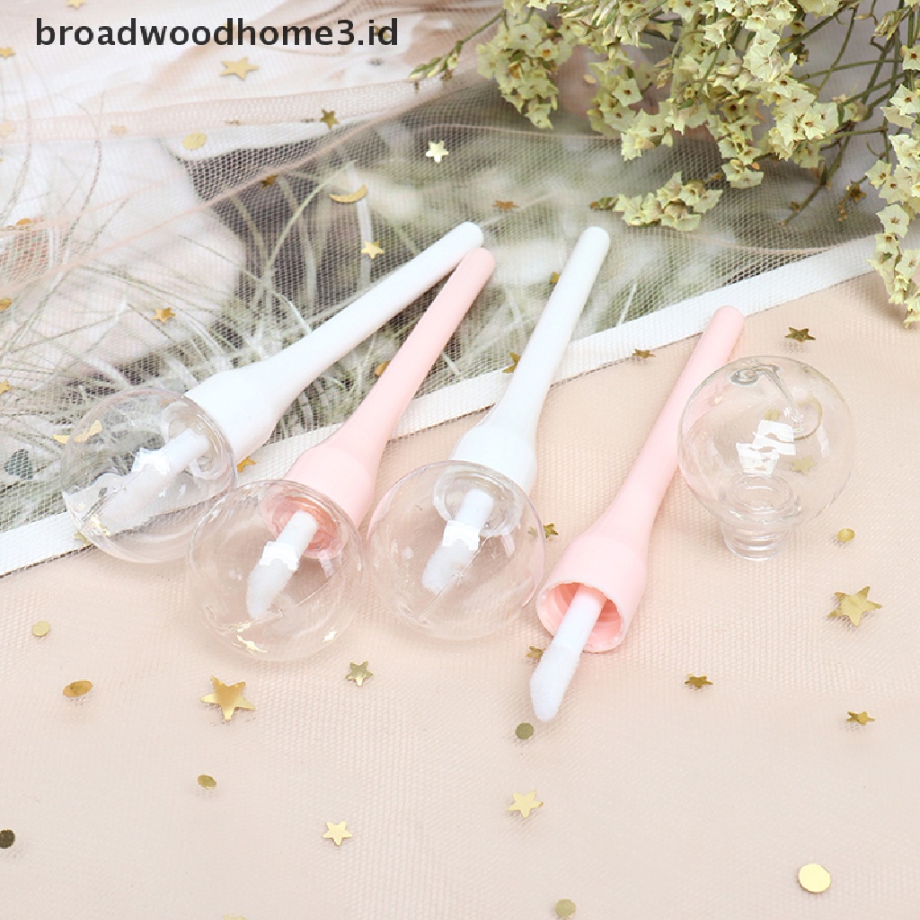 5pcs Tabung Lip Gloss Kosong Isi Ulang Bentuk Lollipop Ukuran 6ml