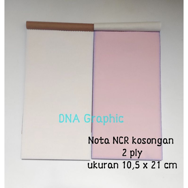 

nota kosongan polos ncr 2 ply langsung tembus