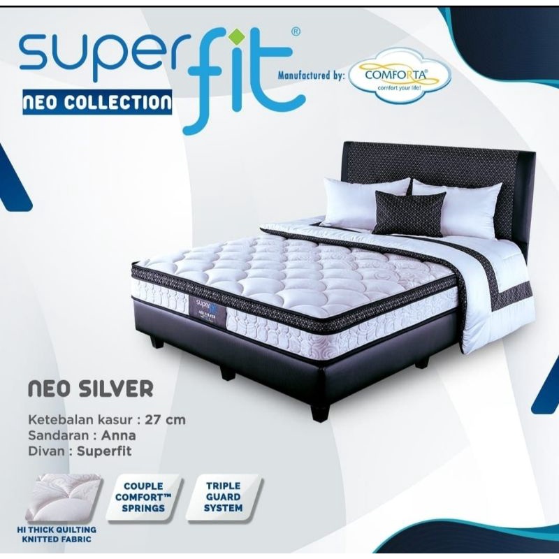 Comforta Superfit Neo Silver Hanya Kasur - 160x200
