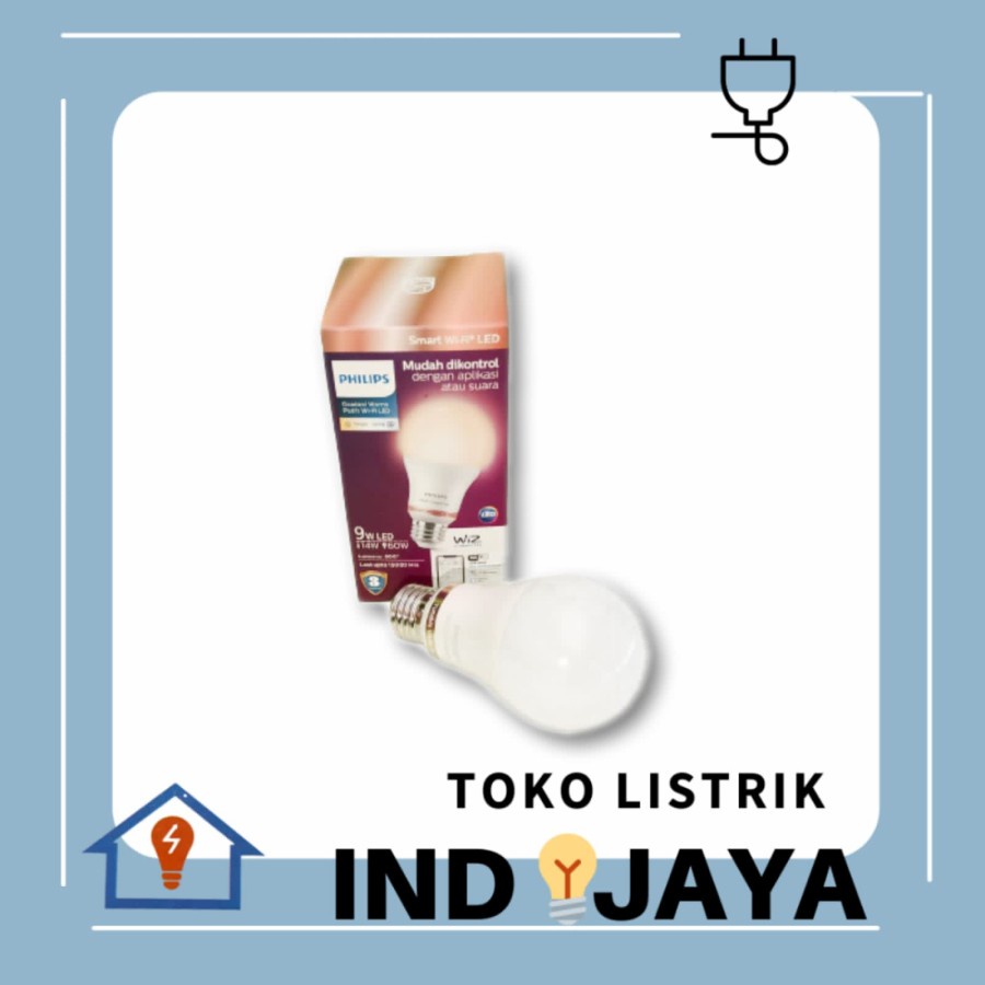 LAMPU LED WIFI/WIZ 9watt,PHILIPS.