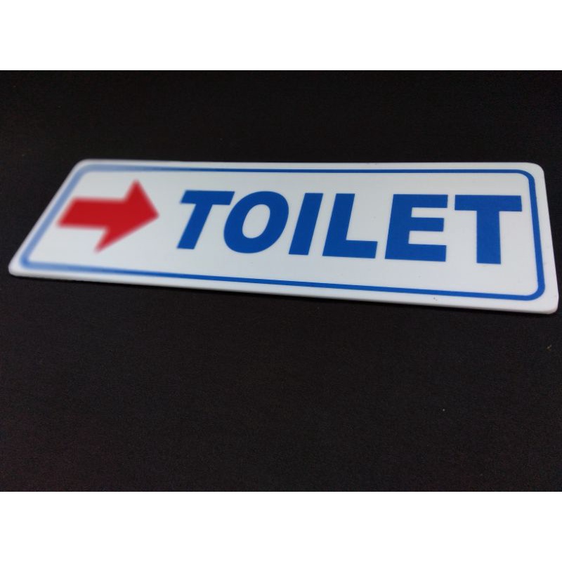 

SIGN TOILET