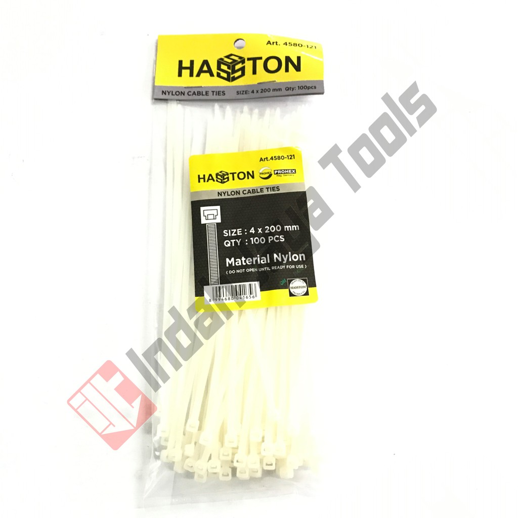 PROHEX Cable Ties 20 cm PUTIH Hasston Kabel Tie Pengikat Strap 200 mm