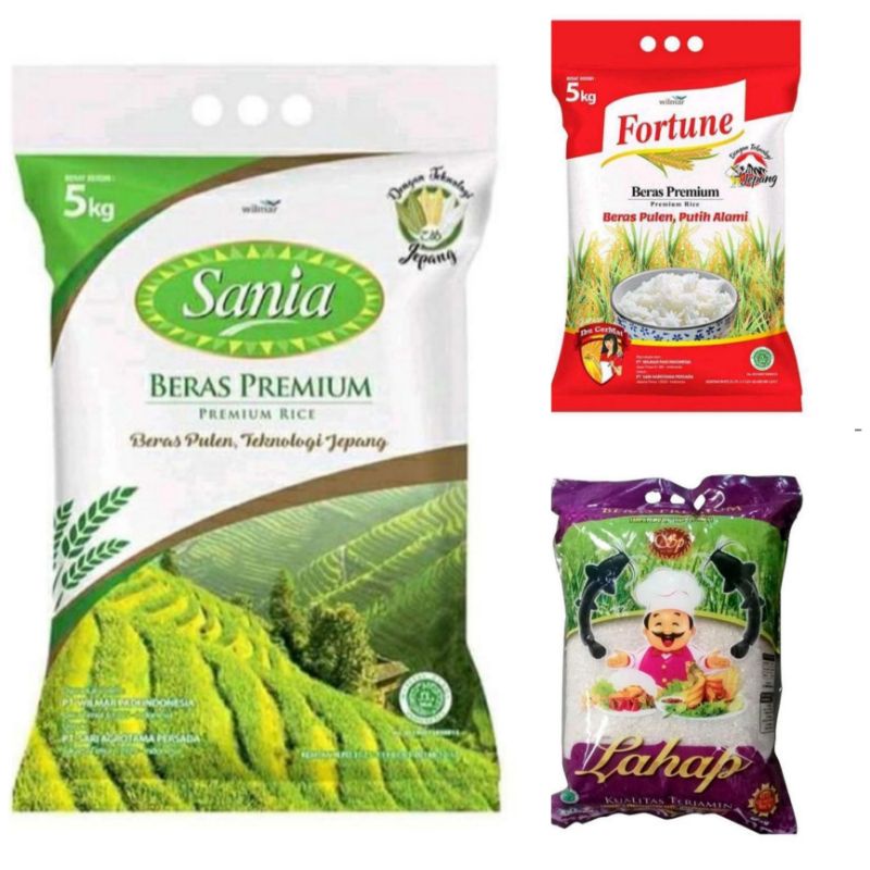 BERAS Sania Premium/Fortune/Lahap - ANAK RAJA PREMIUM { 5 Kg }