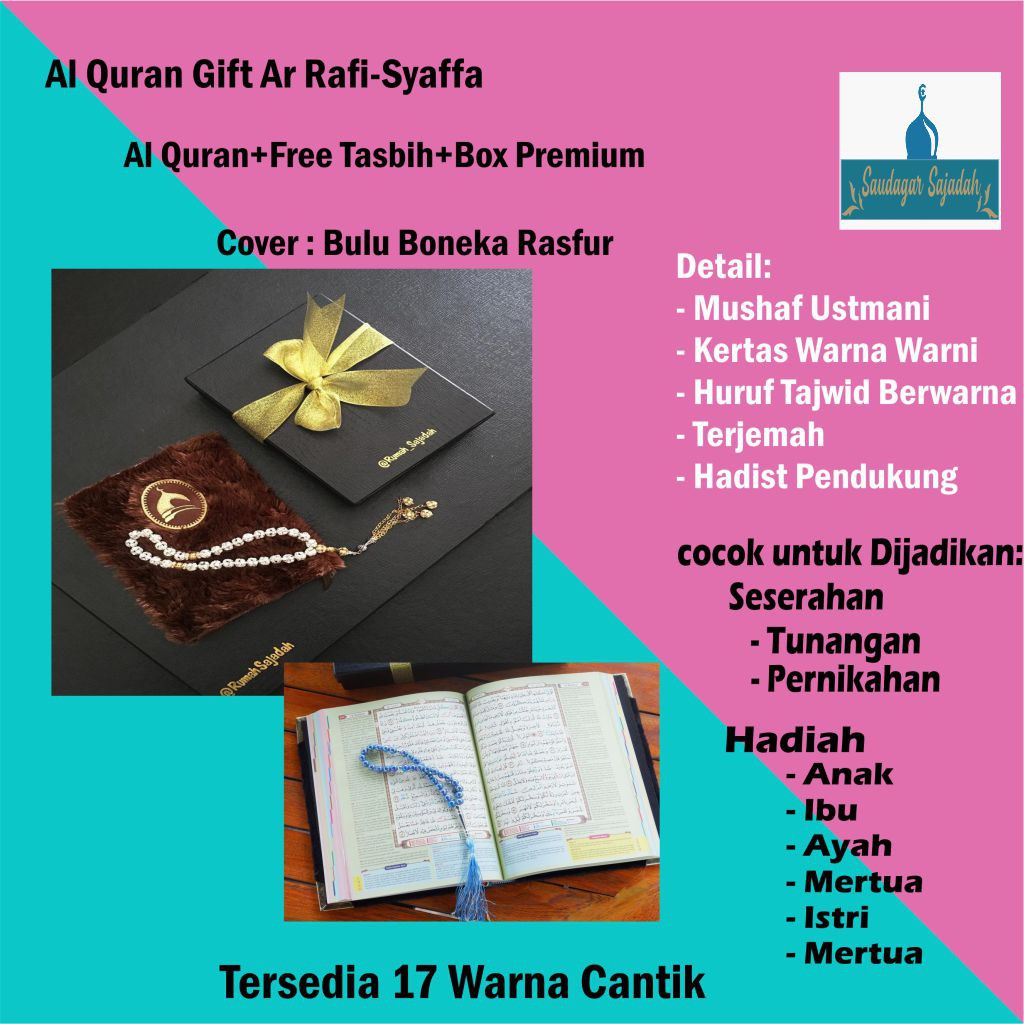Quran Hafalan Warna Pink Untuk Anak Hafidz Dewasa Terjemahan Latin Alquran Ukuran Sedang Terjemah