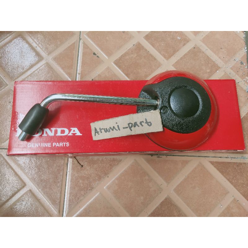 Kaca spion kiri scoopy fi esp donat k93 2017-2019 Original Merah Ferrari