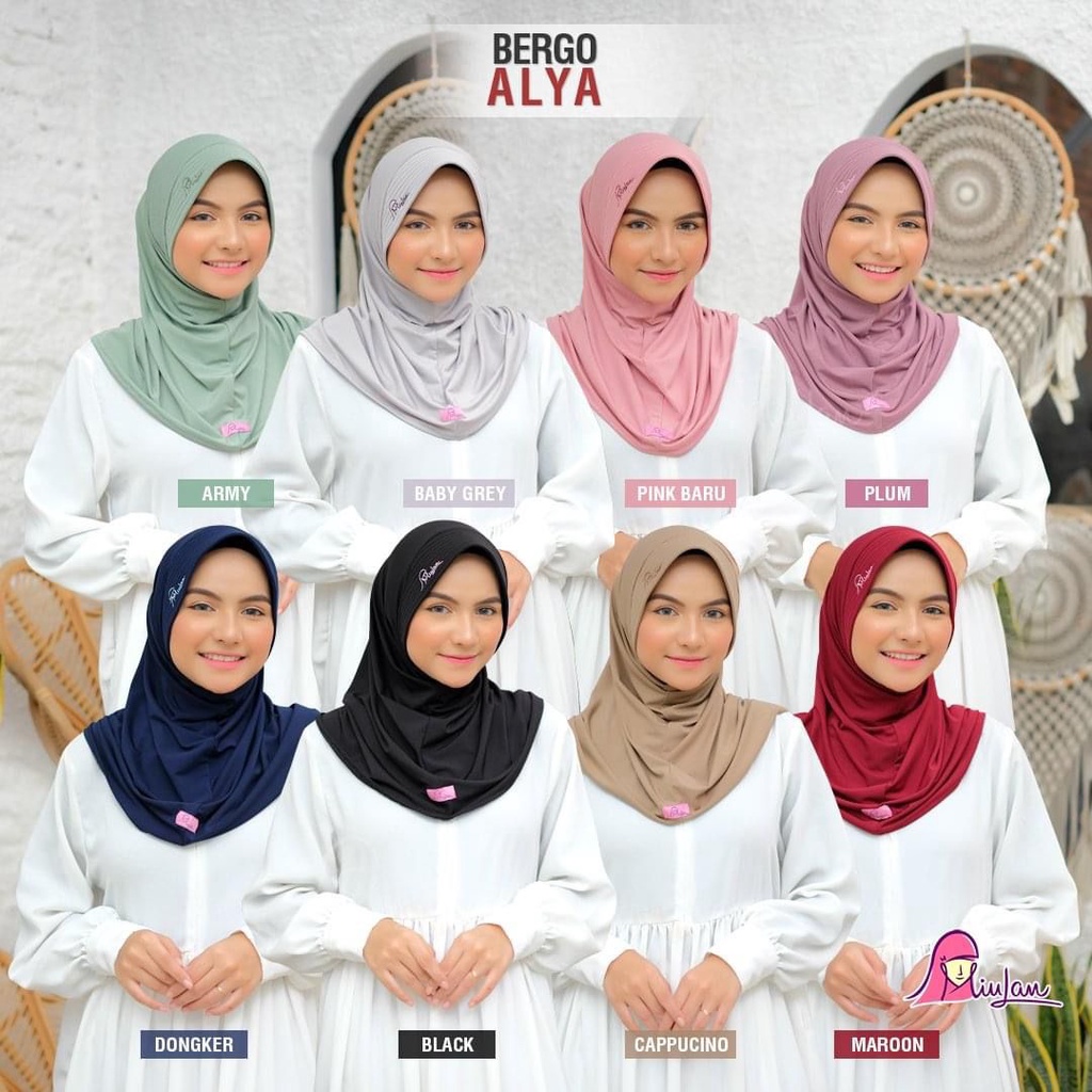 Bergo Alya Miulan Hijab