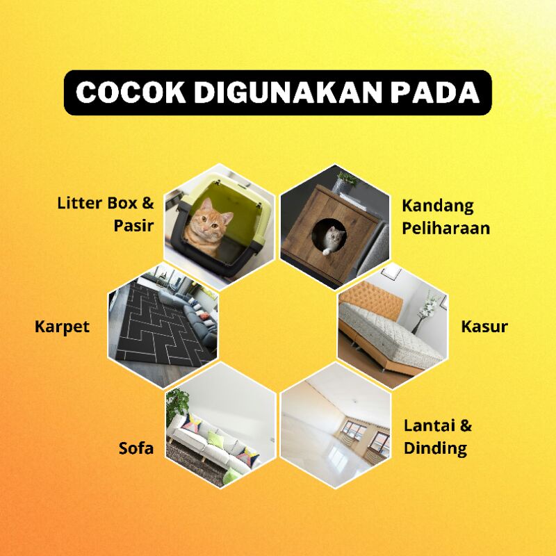 (PET OD0R) Paket Hemat Penghilang Bau Kencing Kucing Anjing 250ML / Pet Odor Remover Spray / Litter Box / Pasir Kucing / Kucing / Anjing / Cat Dog