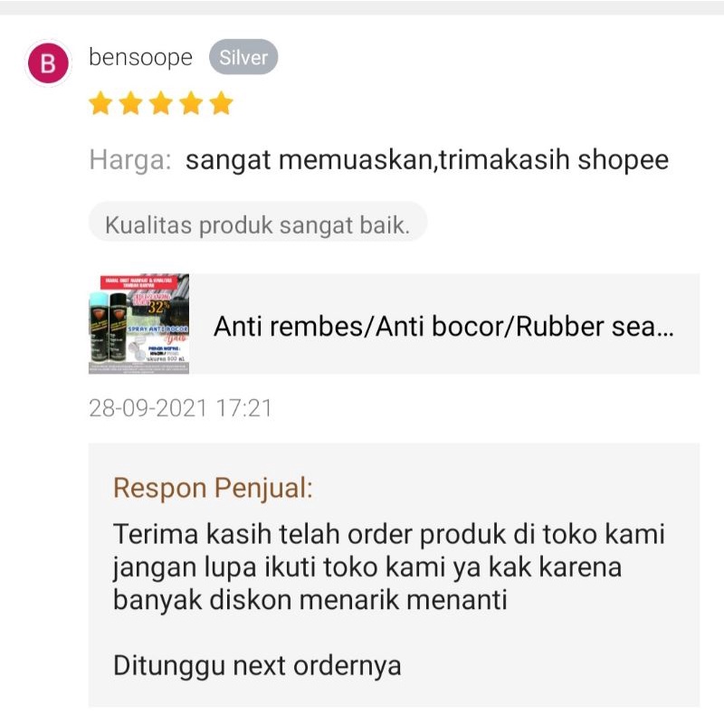 Anti rembes/Anti bocor/Rubber sealant/Spray ajaib DSC 500 ML/Dinding retak/atap bocor/kolam ikan