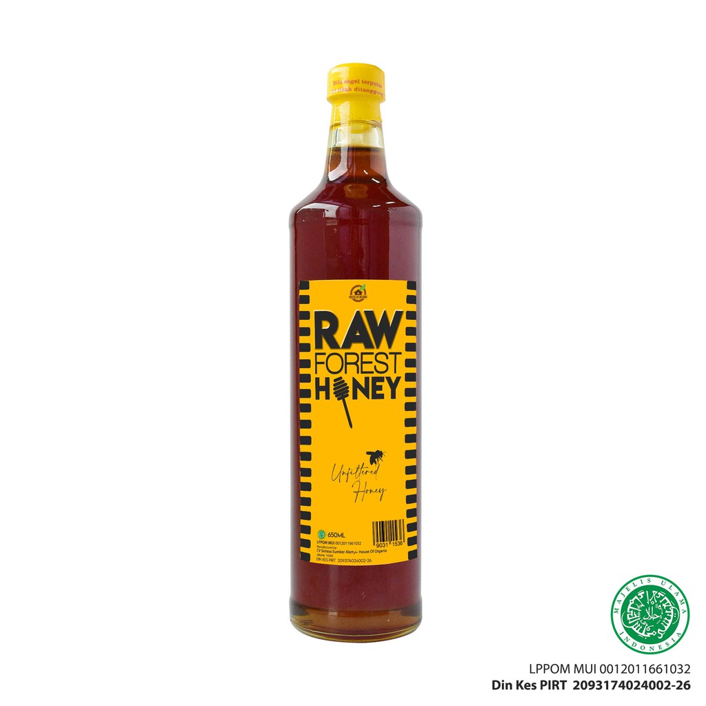 House Of Organix Raw Forest Honey 650 Ml