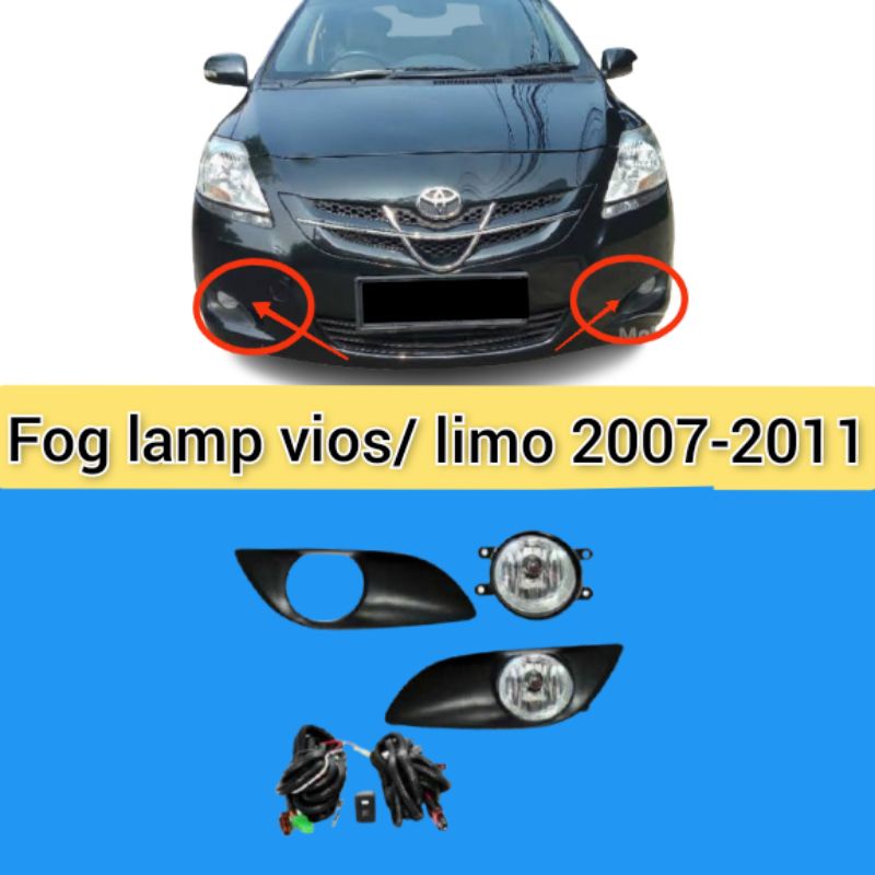 Fog lamp vios limo 2007 - 2011