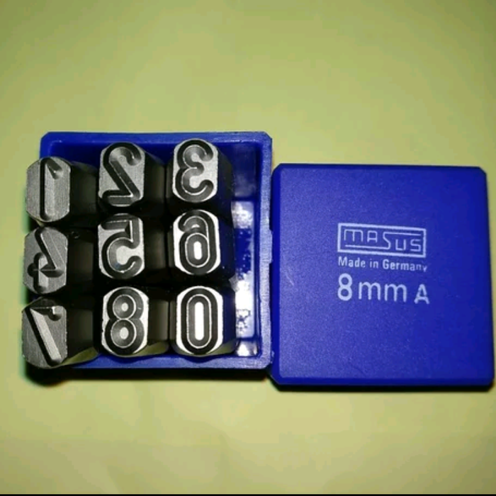 

MASUS Germany Angka Ketok 8 mm Stamp Punch Figure 0-9