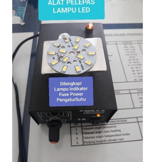SALEE.. ALAT SERVIS LAMPU LED BEKAS PELEPAS LED SMD PEMBUKA LED DI PCB ELEMEN PEMANAS