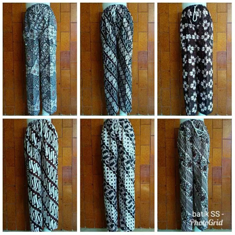 Celana Batik Boim Pria fit to M / Harian Murah Panjang Grosir Hawai Pangsi Betawi Pria Standar