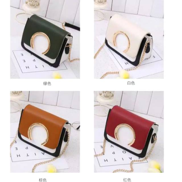 Tas Import selempang bulat
