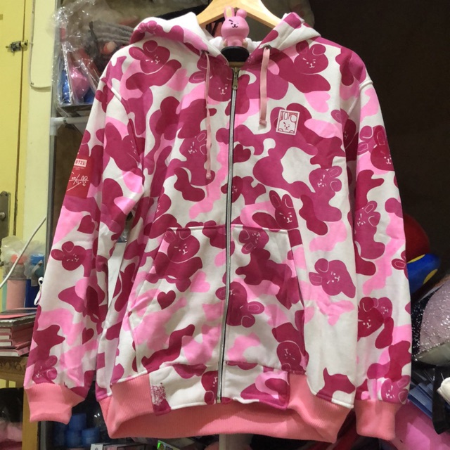 🇰🇷 BT21 IMPORT KOREA COOKY ARMY HOODIE PATTERN JUNGKOOK BTS JAKET JACKET VT OST JAPAN MUSTER 🇰🇷