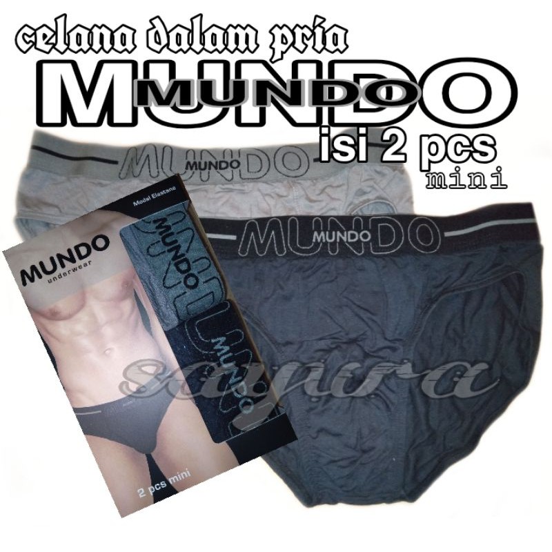 [ISI 2PCS]CELANA DALAM PRIA/CD MUNDO