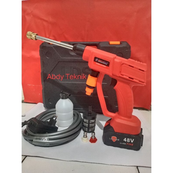 jet cleaner high pressure cordless baterai 48V