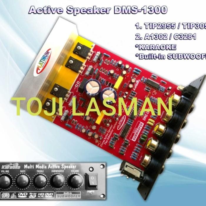 kit pcb speaker aktif dms 1300 platinum stereo mic