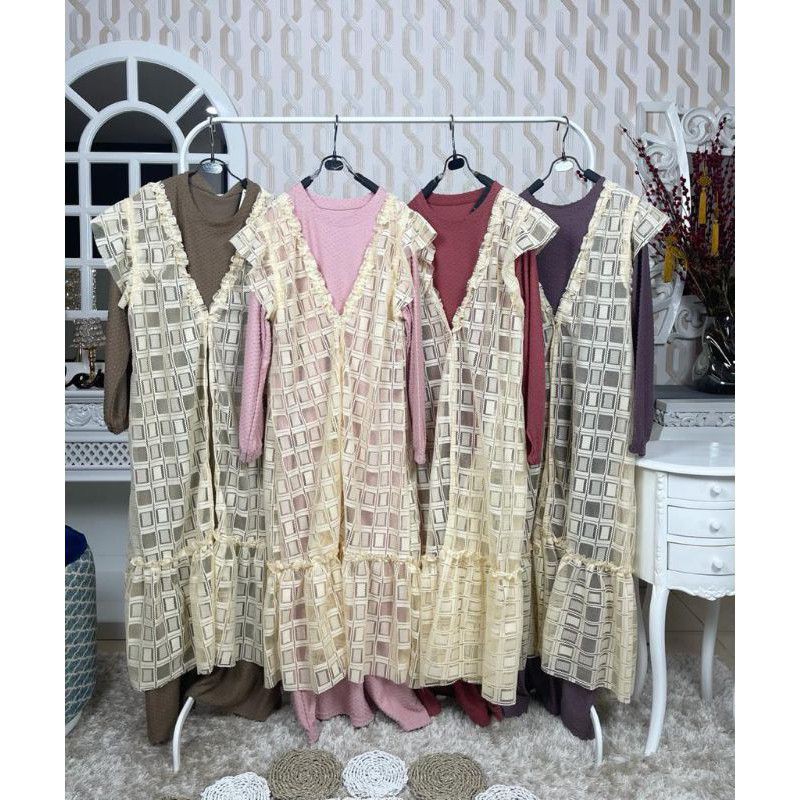 Dress Rompi Meijiwang