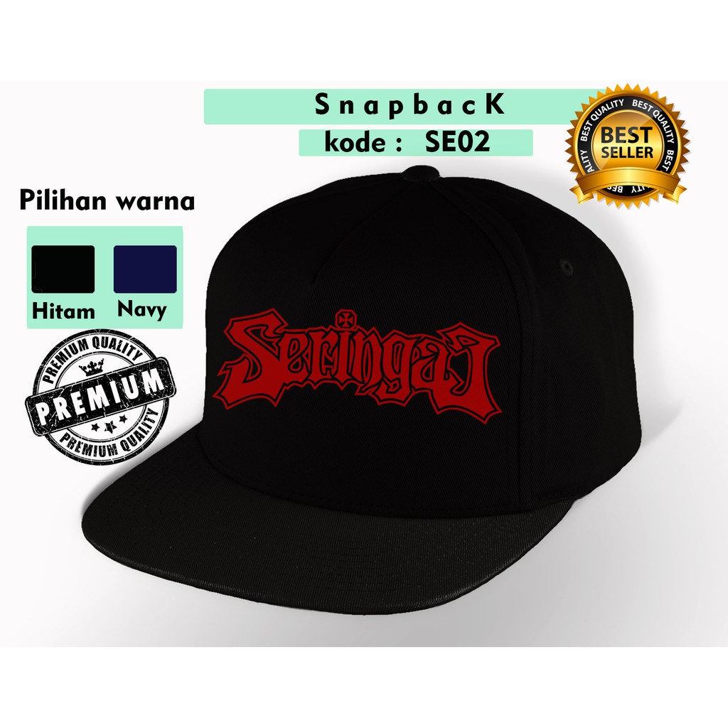Topi seringai / Snapback distro premium seringai se02