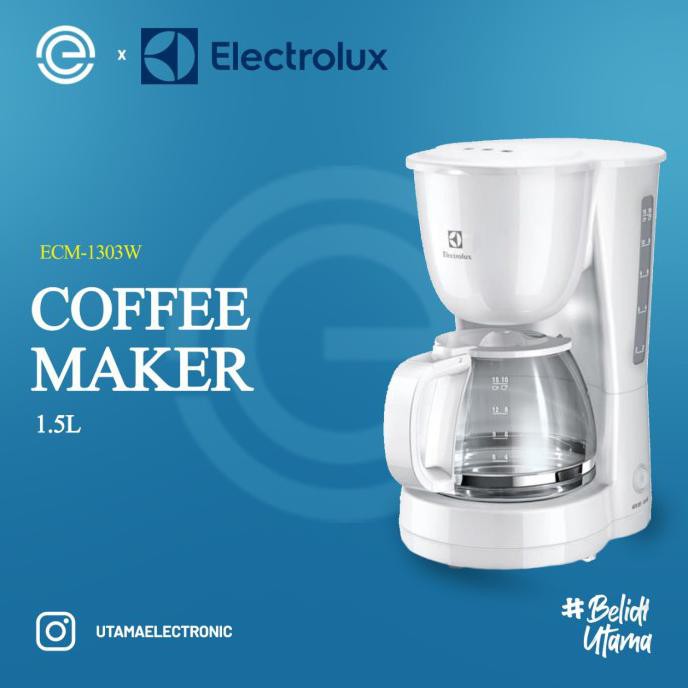 ELECTROLUX Coffee Maker 1.5L - ECM-1303W