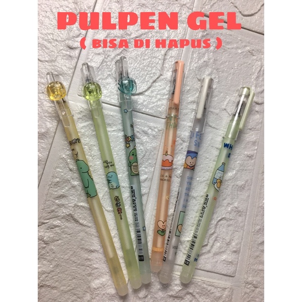 

PULPEN GEL BISA DIHAPUS // PEN GEL ( BISA DIHAPUS ) // PULPEN LUCU // BOLPOINT GEL BISA DIHAPUS