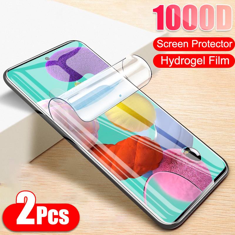 2Pcs Full Cover Screen Protector For Samsung Galaxy S7 Edge S8 S9 S10 S20 Plus Screen Protector For Samsung Note 8 9 10 Anti Blue-ray not glass