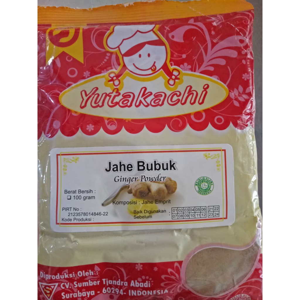 

Yutakachi Jahe Bubuk 100gr