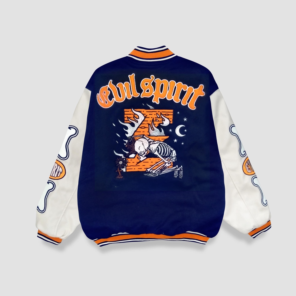 EVILSPIRIT VARSITY JACKET - VARSITY CLIMATE