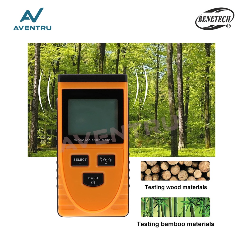 Induction Wood Moisture Meter Benetech GM630 Induksi MC Tester