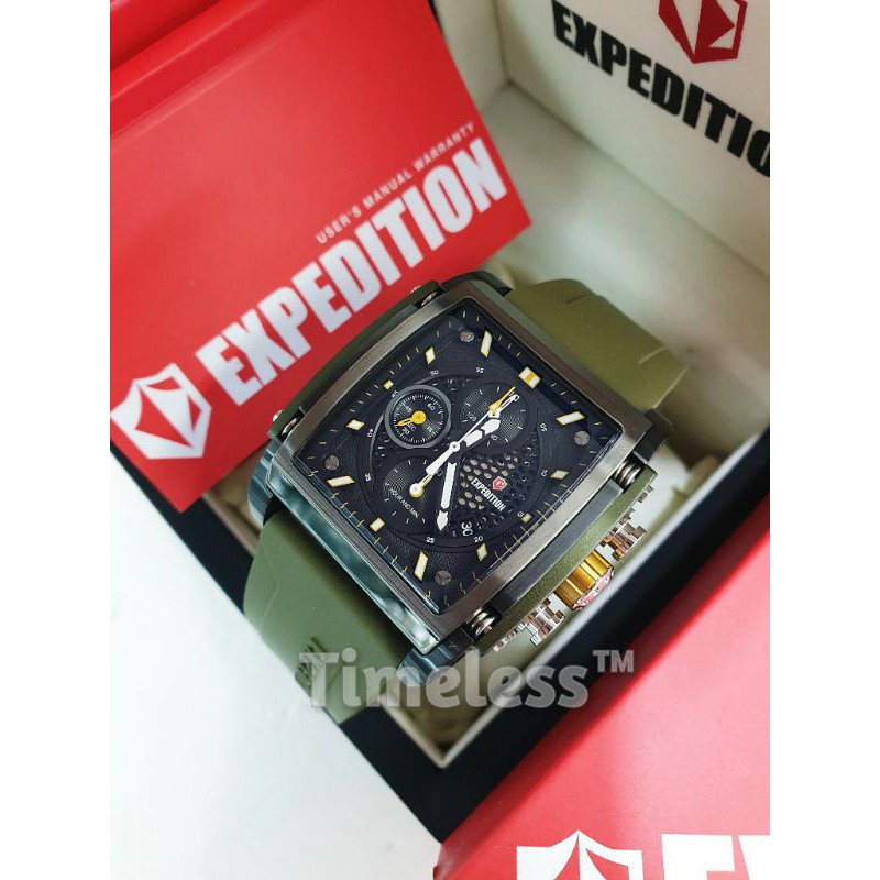 Jam tangan pria expedition E 6798 M Green