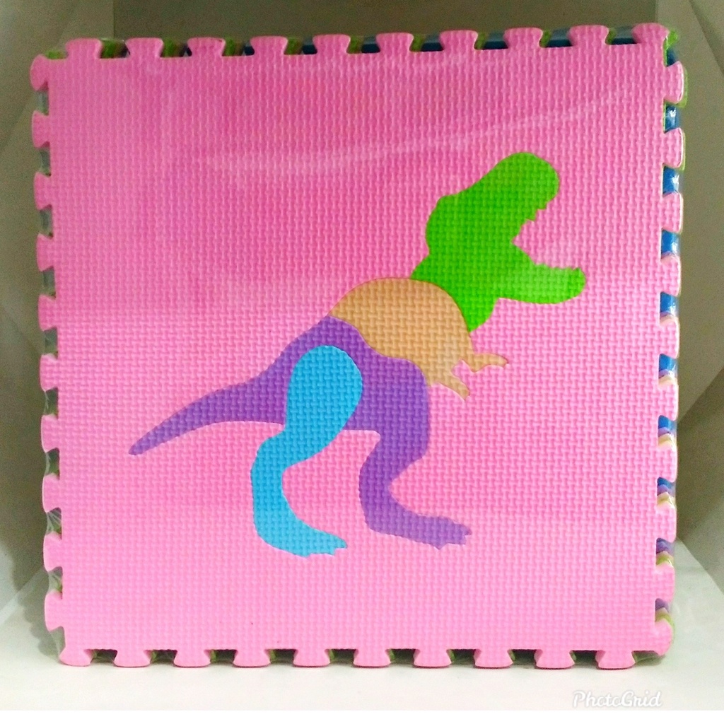Alas Lantai Evamats UNIMAT Sponges Puzzle DINO ZDN 30 X 30 Dinosaurus Edukasi