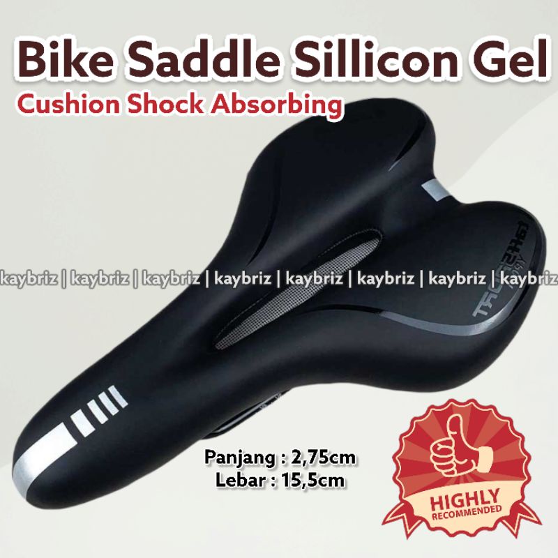 Sadel Jok Sepeda Gel Silikon Empuk Sepeda Lipat Gunung MTB Minion