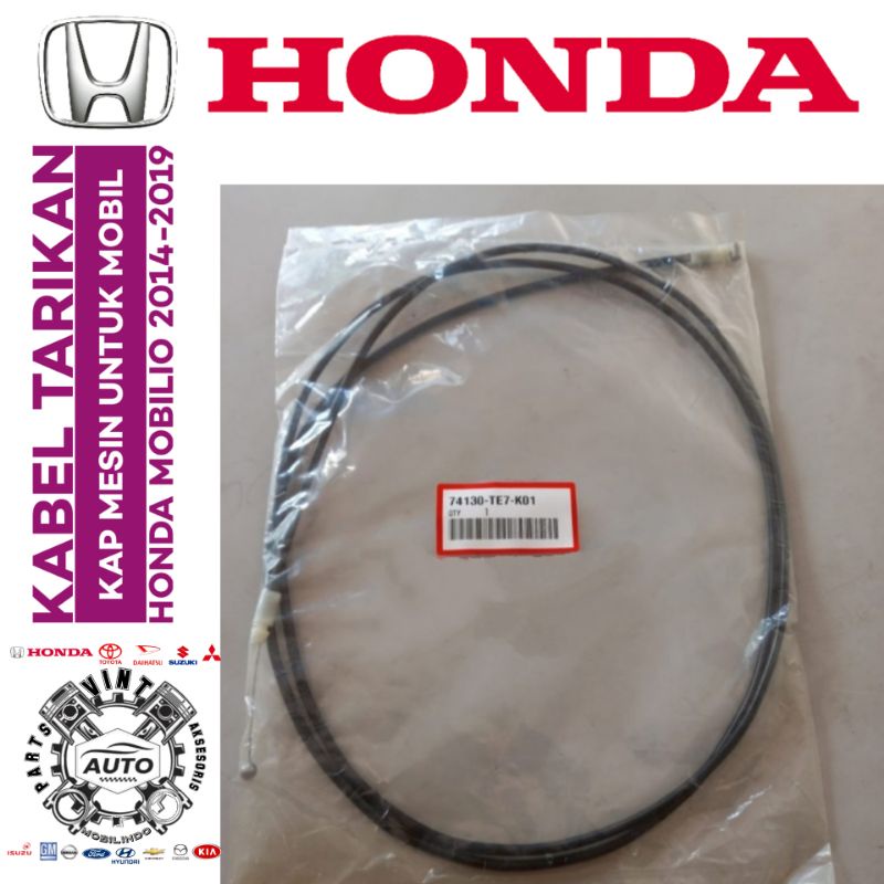 KABEL TARIKAN KAP MESIN UNTUK MOBIL HONDA MOBILIO 2014-2019