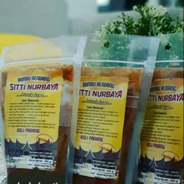 

Bumbu Rendang Asli Padang 250 gram