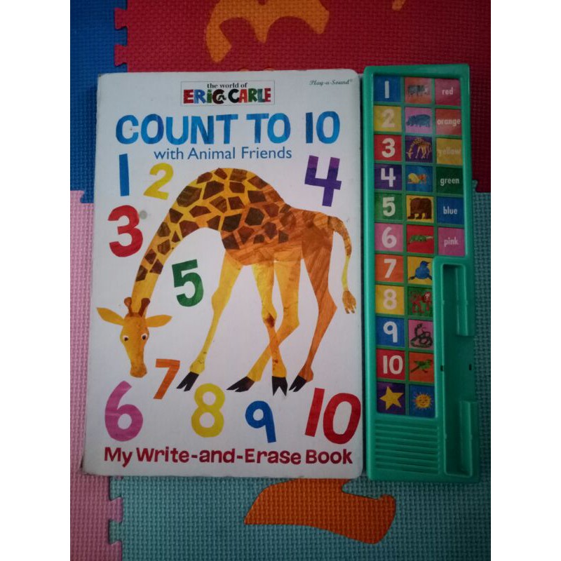 Preloved Buku anak  Sound Book count to 10