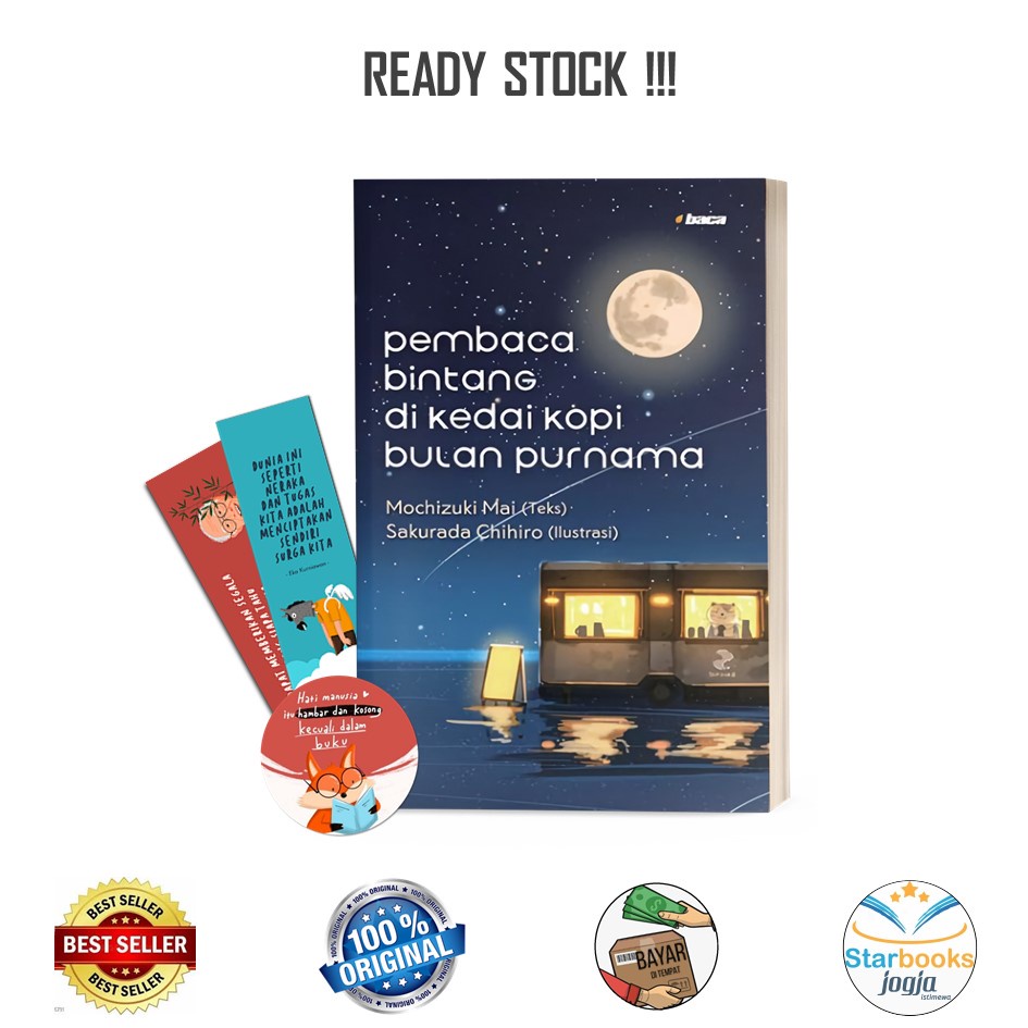 Penerbit Baca - Buku Pembaca Bintang di Kedai Kopi Bulan Purnama