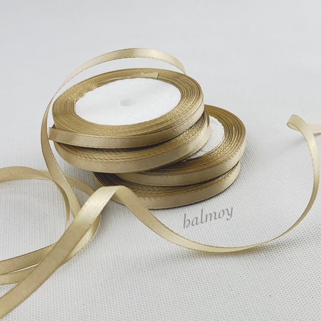 

PITA SATIN KAIN 1/4 INCI 6 MM WARNA KHAKI #156