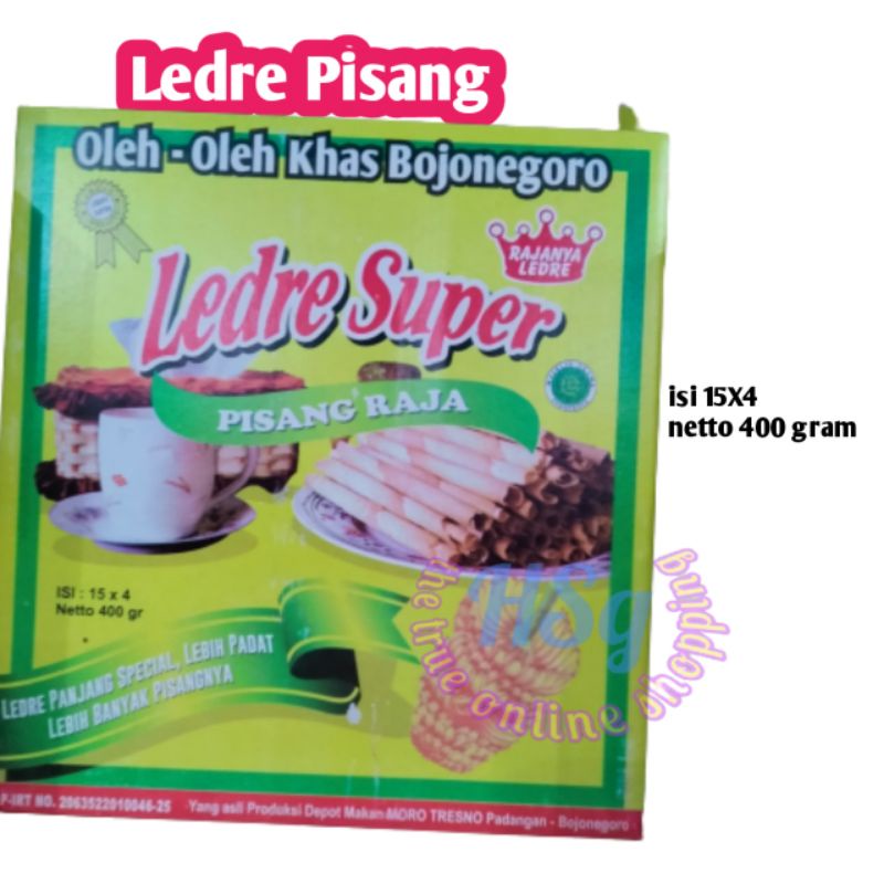 

Ledre Pisang Super kemasan 300 gram