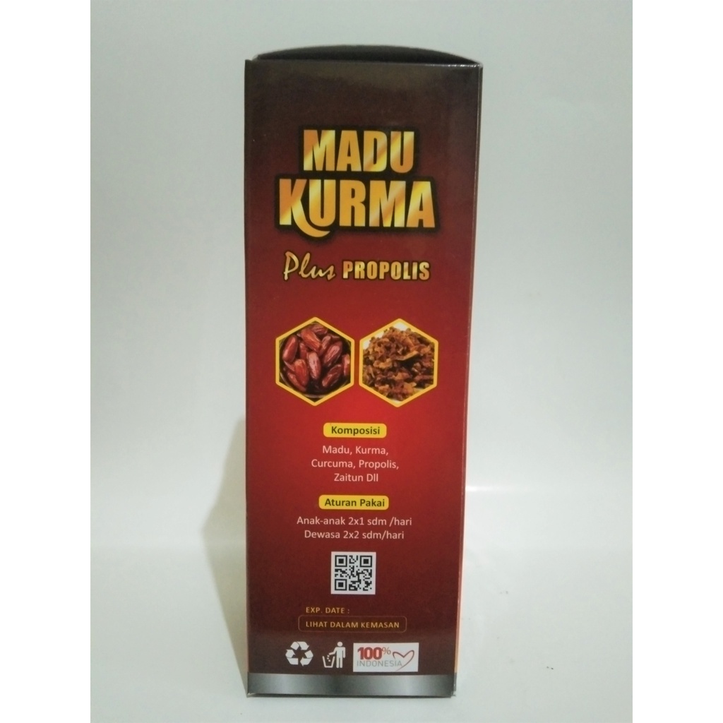 Madu Kurma plus Propolis curcuma Zahira