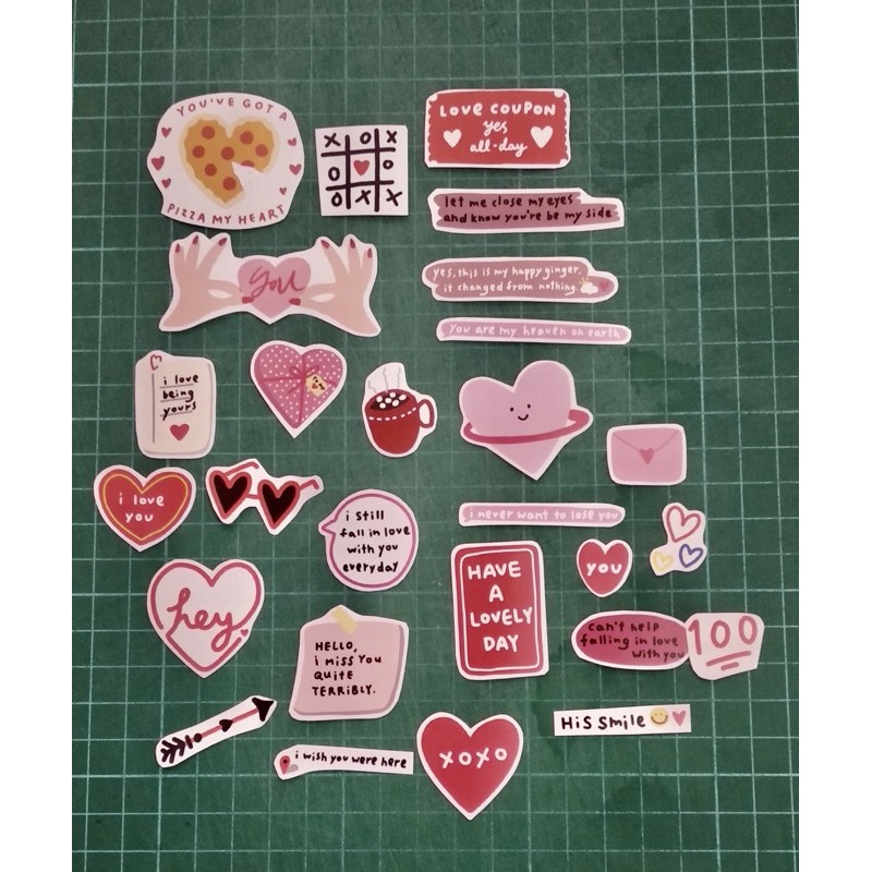 

love sticker set