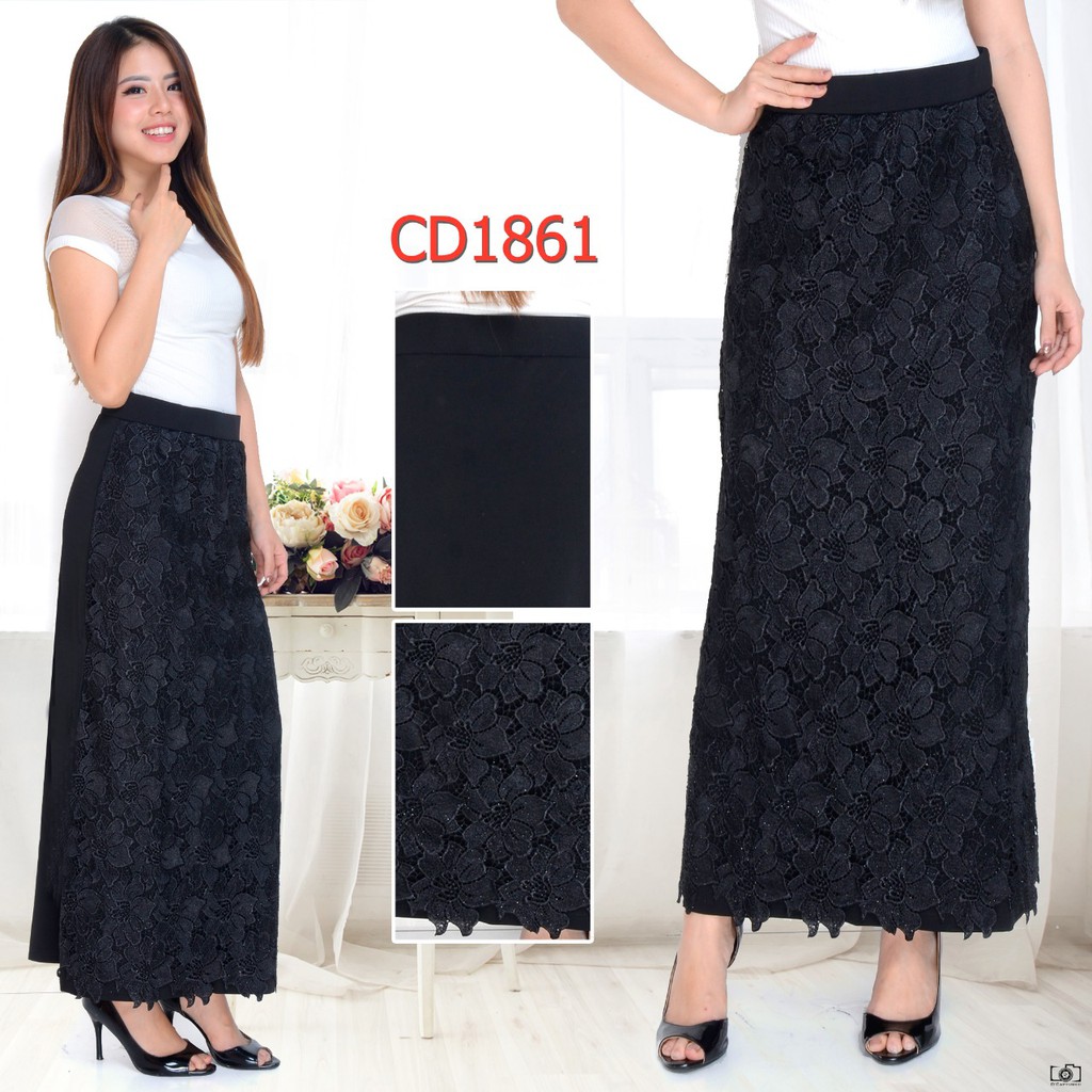 Rok Panjang Brokat IMPORT #13