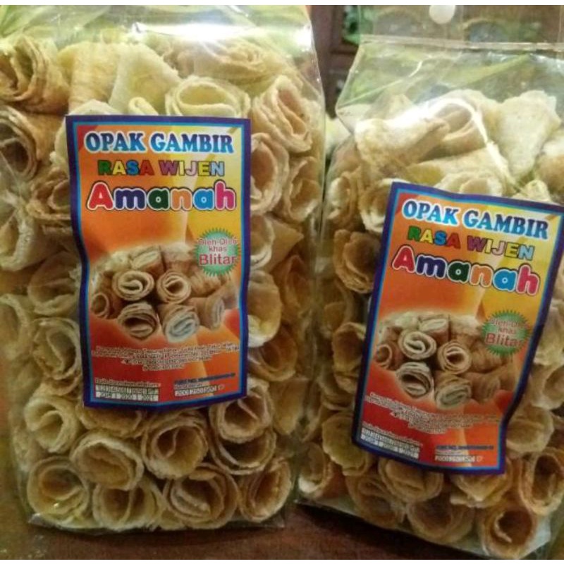 

(1/2kg) OPAK GAMBIR RASA WIJEN KHAS BLITAR