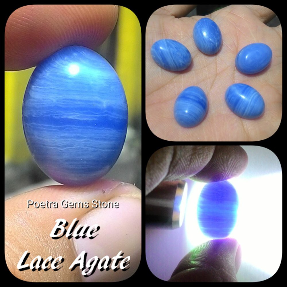 BLUE LACE AGATE HARGA MINIMAL