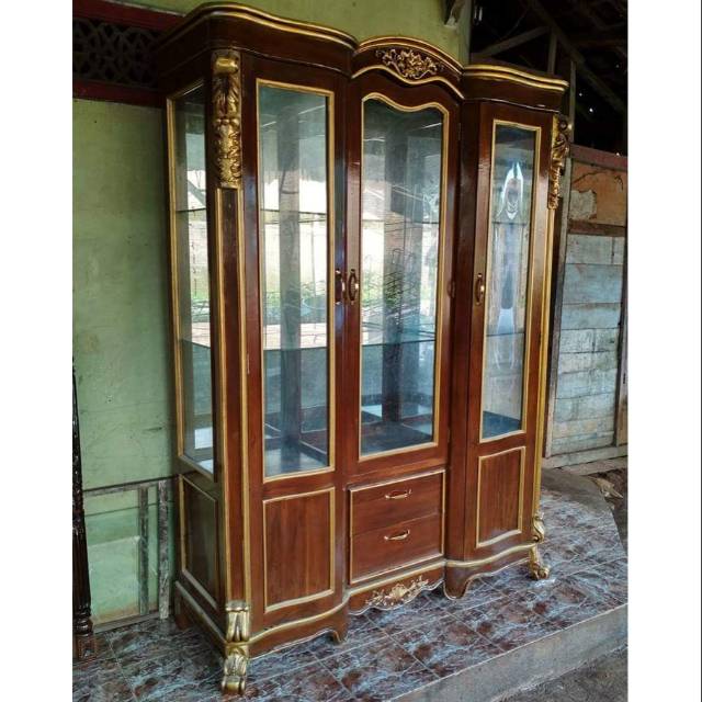 bufet hias pajangan lengkung,bufet hias mebel jepara