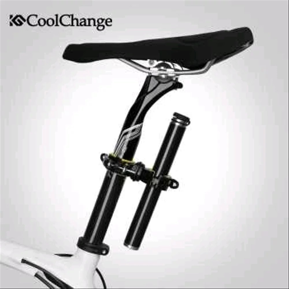 CoolChange Clamp Penjepit Senter Stang Sepeda - Hitam