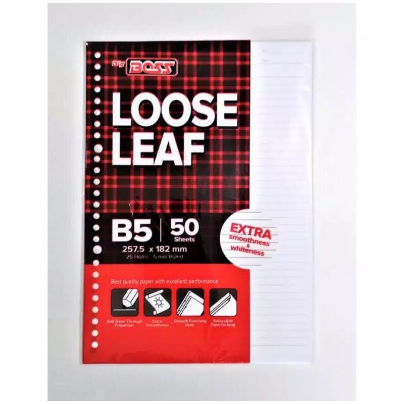 

Loose Leaf Kertas Binder B5 Joyko