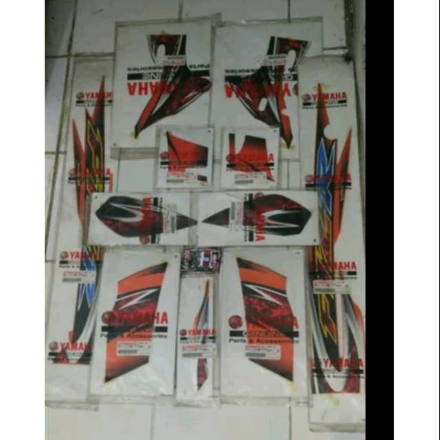 Striker striping full body fizr 2005 hitam orange original ygp