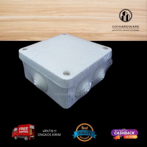 SCHMIDT DORADOS DURADUS JUNCTION BOX WEATHERPROOF BOX 3/4" PUTIH 105X105X55